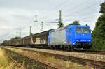 185 520 mit Schiebewandwagenzug ...  Reinhard K�hn 18.09.2011