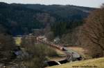 G�terzug auf der Volmetalbahn ...  Christoph Riedel 21.03.2010