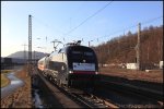 ES64U2-017 bringt den IC 2861 zur�ck nach Hamm(Westf). Am Zugschluss ...