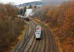 GTW 2/6 der Hellertalbahn ...  Armin Schwarz 26.11.2011