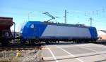 185 515-4 am Bahn�bergang ...  Andreas Strobel 07.03.2011