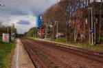 Ansicht des J�chener Bahnhofs ...  Andreas Strobel 23.04.2012