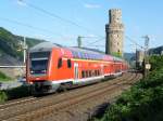 kbs-471-linke-rheinstrecke Ein RE von Frankfurt (M) nach Koblenz durchf�hrt am 15.7.10 Oberwesel.