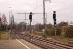 Blick vom Gleis 3 ...  Andreas Strobel 29.11.2010