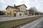 Ehemalige Empfangsgeb�ude des Bahnhofs ...  Andreas Strobel 07.02.2011
