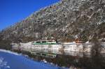 Unterwegs im Elstertal, zwischen W�nschendorf und Berga, ist VT13 als ...
