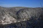 Im verschneiten Elstertal, zwischen W�nschendorf und Berga, f�hrt VT26 als ...