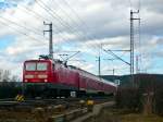 143 950-4 f�hrt gleich ...  Kevin Schmidt 01.03.2010