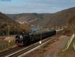 01 509 mit dem D 86060 (Trier Hbf-Koblenz-L�tzel Gbf) bei ...