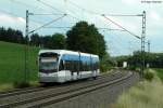 Wagen 1018 der Saarbahn ...  Gregor Kaercher 29.06.2011