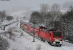 146 233-2 Donaueschingen mit dem RE4705 (Karlsruhe-Konstanz) am Esig St.Georgen ...