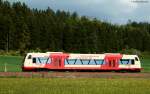 kbs-720-schwarzwaldbahn VT 240 'Landkreis Tuttlingen' als HzL85894 (Tuttlingen-Br�unlingen Bahnhof) bei Aufen 22.5.10