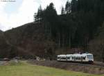 kbs-721-kinzigtalbahn VT 515 und 532 der OSB als OSB87339 (Bad Griesbach(Schwarzwald)-Fr eudenstadt Hbf) bei St.Roman 21.2.10