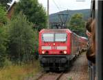 143 042-0 mit der ...  Andreas Hackenjos 18.08.2011