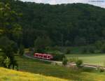 650 309-8 und 303-1 als RB 22413 (T�bingen Hbf-Horb) bei ...