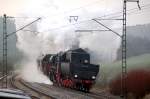 KBS 820 52 8195 mit Tender voraus unterwegs nach Lauscha Kbs 820 Block Seehof 05_12_2009