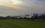 Der Sonne entgegen - fuhr dieser ICE T am 07.12.2009. ...