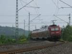 kbs-840-frankenwaldbahn Nachschuss auf die RB 16855 nach Lichtenfels, die am 29.5.10 von 143 089-1 an Ha�lach(b. Kronach) vorbei geschoben wurde.