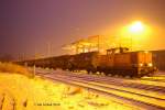 WFL Lok 3 mit einem Tankwagenzug am 16.01.2010 im Hamburger ...