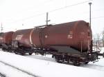 Ein Kesselwagen vom Wageneinsteller GATX Rail Poland, mit Ethylbutylether bef�llt ...