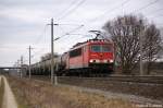155 207-4 mit Kesselzug ...  Stephan Kemnitz 28.03.2011