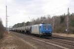 185 521 mit Kesselwagen ...  Maik Gentzmer 01.07.2011