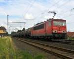 DB 155 011 mit ...  Reinhard K�hn 26.07.2011