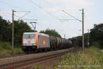 185 583-2 (HVLE) f�hrt ...  Philip Debes 04.08.2011