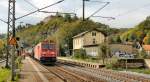 185 282-1 zieht am ...  Matthias K�ber 10.10.2011