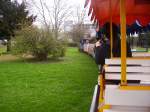 kleinbahn-im-rheinpark---koln Die Western Lok zieht den Otmar Alt Zug im Rheinpark K�ln am 30.3.10