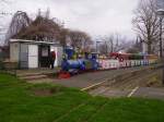 Der Otmar Alt Zug im K�lner Rheinpark macht eine Pause ...