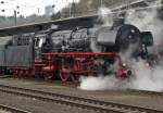 01 1066 steht abfahrbereit auf Gleis 8 in Koblenz Hbf ... 01 1066 steht abfahrbereit auf Gleis 8 in Koblenz Hbf ...