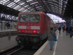 Eine BR 143 im K�lner Hbf.  ...