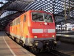 koln-hbf Die Br 111 im K�lner Hbf