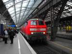 218 137 verlässt eines der lezten male mit dem RE ... 218 137 verlässt eines der lezten male mit dem RE ...