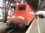 Br 110 mit Euro Express Sonderzug in Richtung Cochen bei ...