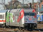 101 040-4 bei der Einfahrt in K�ln Hbf. 06.04.2010  ...