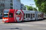 Stra�enbahn Linie 7 am ...  Rolf Reinhardt 06.07.2011