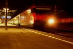 Am Abend des 28.10.09 ist in Konstanz Bahnhof der IR ...