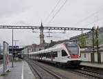 konstanz 526 651-5 als SBB79838 (Konstanz - Engen) am 2. Mai 2010 bei der Ausfahrt aus Konstanz.