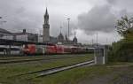 Konstanz, ein regnerischer 2. Mai 2010: 146 231-6 trifft auf ...
