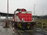 Die D8 der Hafenbahn ...  Daniel Oster 11.03.2011