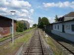 Bahnhofsausfahrt und Schluff-Trasse von ...  Patrick Sesseler 11.05.2011