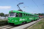 Kroatien / Straßenbahn Zagreb / Tramvaj Zagreb / Zagrebački Električni Tramvaj (ZET): Tatra T4YU - Wagen 489, aufgenommen im Juni 2018 in der Nähe der Haltestelle  Autobusni