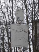 Kurioses und Seltenes Sowas kann man heute noch sehen in Altenburg. Ein Schild aus den DR Zeiten, am 21.01.10.