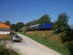 Zug der Landeseisenbahn Lippe, am 27. September 2009 auf der ...