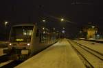 leipzig-hbf Blick auf die MRB88301 auf Gleis 10a im Au�enbereich und ein ehemaliges Stellwerk im Hbf Leipzig.
Leipzig, der 1.1.2010