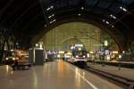 MRB-Talent 0011 und 642 182 stehen am 15.5.2010 im Leipziger ...