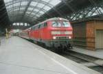 Hier 218 390-3 mit ...  Alexander Borchardt 30.05.2010