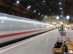 Einfahrt in Stumpfgleis; IC ...  JPB 17.01.2012